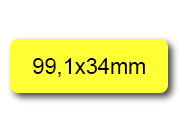 wereinaristea EtichetteAutoadesive, 99,1x34(34x99,1mm) Carta bra3092GI.