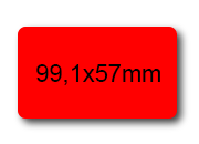wereinaristea EtichetteAutoadesive, 99,1x57(57x99,1mm) Carta bra3095RO.