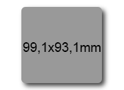 wereinaristea EtichetteAutoadesive, 99,1x93,1(93,1x99,1mm) Carta bra3097gr.