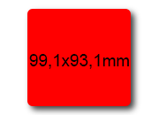 wereinaristea EtichetteAutoadesive, 99,1x93,1(93,1x99,1mm) Carta bra3097RO.