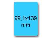wereinaristea EtichetteAutoadesive, 99,1x139(139x99,1mm) Carta bra3098AZ.