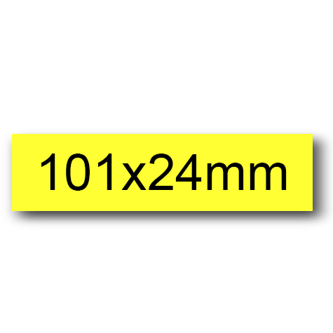 wereinaristea EtichetteAutoadesive, 101x24(24x101mm) Carta AZZURRO, adesivo Permanente, angoli arrotondati, per ink-jet, laser e fotocopiatrici, su foglio A4 (210x297mm).