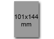 wereinaristea EtichetteAutoadesive, 101x144(144x101mm) Carta GRIGIO, adesivo Permanente, angoli arrotondati, per ink-jet, laser e fotocopiatrici, su foglio A4 (210x297mm) bra3108gr