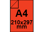 carta Cartoncino SirioFedrigoni. ARANCIO. A4. 170gr Formato A4 (21x29,7cm), 170grammi x mq.