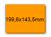wereinaristea EtichetteAutoadesive, 199,6x143,5(143,5x199,6mm) Carta bra3144AR.