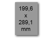 wereinaristea EtichetteAutoadesive, 199,6x289,1(289,1x199,6mm) Carta bra3145gr.