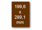 wereinaristea EtichetteAutoadesive, 199,6x289,1(289,1x199,6mm) Carta bra3145ma.