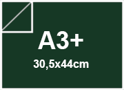 carta CartaLiscia Zanders verdeSCURO, 125gr, a3+ per rilegatura, cartonaggio, formato a3+ (30,5x44cm), 125 grammi x mq BRA3157a3+