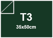 carta CartaLiscia Zanders verdeSCURO, 125gr, t3 per rilegatura, cartonaggio, formato t3 (35x50cm), 125 grammi x mq BRA3157t3