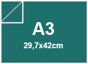 carta SimilTela Luxus verdeBRILLANTE, 125gr, a3 per rilegatura, cartonaggio, formato a3 (29,7x42cm), 125 grammi x mq BRA3169a3