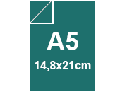 carta SimilTela Luxus verdeBRILLANTE, 125gr, a5 per rilegatura, cartonaggio, formato a5 (14,8x21cm), 125 grammi x mq.