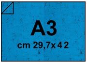 carta Cartoncino Marmorizzata AZZURRO, a3, 170gr Azzurro, formato a3 (29,7x42cm), 170grammi x mq bra318a3