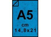 carta Cartoncino Marmorizzata AZZURRO, a5, 170gr Azzurro, formato a5 (14,8x21cm), 170grammi x mq bra318a5