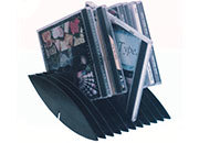 gbc Stand porta 10 CD. NERO Dimensioni: 18,5x13x7,5cm. Modulare ed estensibile in entrambi lati. Contiene 10 CD nella loro scatola in plastica (juwel case) in 2 posizioni. Materiale: plastica antiurto.