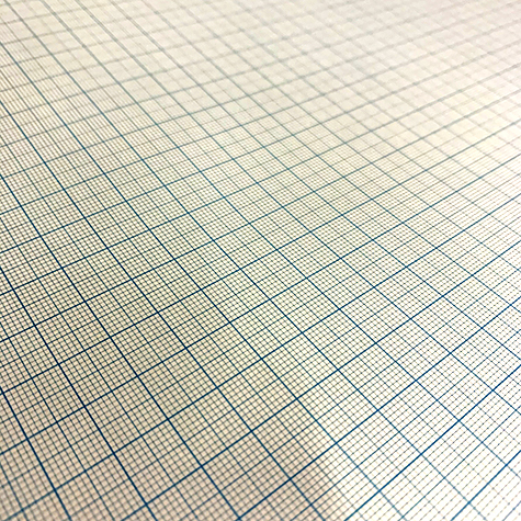 gbc BloccoMillimeterPapier, 50fogli formatoA3 (29,7x42cm) in carta OPACA finissima, colore stampa: Azzurro, legatura: Collato in testa, foliazione: 50 fogli, carta da 85gr. Stampa differenziata per i quadrati da 1mm, 5mm e 10mm.