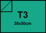 carta SimilLino Zanders VerdreSmeraldo143, 125gr, t3 per rilegatura, cartonaggio, formato t3 (35x50cm), 125 grammi x mq.
