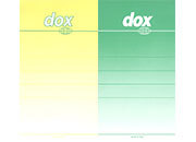 acco Etichetta di ricambio per dorso Dox GIALLO/VERDE (1 lato giallo, 1 lato verde), 92x164 mm, per dox dorso 8 cm BRA3482-11