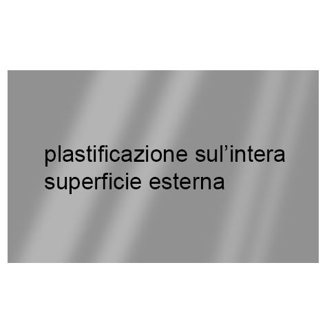 legatoria Cartoncino Sirio Plastificato Fedrigoni, GRIGIO Con riserva non plastificata per adesione, formato A3L (29,7x51cm), 320grammi x mq (Cartoncino 290gr + plastificazione 30gr).