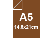 carta Cartoncino SirioFedrigoni. MARRONE. a5. 250gr Marrone, formato a5 (14,8x21cm), 250grammi x mq BRA434a5