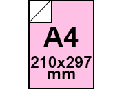 carta Cartoncino, Pearl, Rosa, A4, 250gr  Retro BIANCO, Formato A4 (21x29,7cm), 250grammi x mq bra443