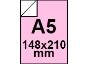 carta Cartoncino, Pearl, Rosa, a5, 250gr  Retro BIANCO, Formato a5 (14,8x21cm), 250grammi x mq bra443a5