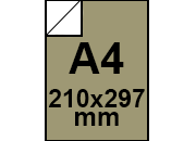 carta Cartoncino, Pearl, GrigioQuarzo, A4, 250gr Retro BIANCO, Formato A4 (21x29,7cm), 250grammi x mq bra445