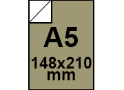 carta Cartoncino, Pearl, GrigioQuarzo, a5, 250gr Retro BIANCO, Formato a5 (14,8x21cm), 250grammi x mq bra445a5
