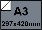 carta Cartoncino, Pearl, Zaffiro, a3, 250gr Retro BIANCO, Formato a3 (29,7x42cm), 250grammi x mq bra446a3
