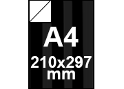 carta Cartoncino, Rigato, NERO, A4, 250gr Retro BIANCO, Formato A4 (21x29,7cm), 250grammi x mq bra455