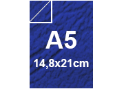 carta Copertina SimilPELLEvenata, 320gr, a5, BLU Formato a5 (14,8x21cm), 320grammi x mq bra481a5