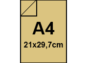 carta Cartoncino ManilaFormosa CAMOSCIO, A4, 250gr Formato A4 (21x29,7cm), 250grammi x mq BRA139-11