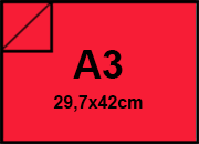 carta Cartoncino ManilaFormosa ROSSO, a3, 140gr Formato a3 (29,7x42cm), 140grammi x mq BRA536a3