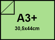 carta Cartoncino ManilaFormosa VERDE, a3+, 250gr Formato a3+ (30,5x44cm), 250grammi x mq BRA402a3+