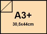carta Cartoncino Burano CAMOSCIO, a3+, 200gr Camoscio 02, formato a3+ (30,5x44cm), 200grammi x mq BRA550a3+