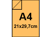 carta Cartoncino Burano ORO. A4. 140gr Oro 11, formato A4 (21x29,7cm), 140grammi x mq bra566