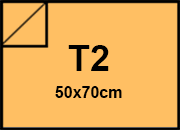 carta Cartoncino Burano ORO. T2. 140gr Oro 11, formato T2 (50x70cm), 140grammi x mq bra566T2
