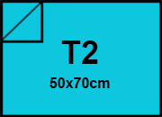 carta Cartoncino Burano REALE. T2. 140gr Azzurro Reale 55, formato T2 (50x70cm), 140grammi x mq bra579T2