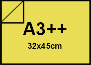 carta Cartoncino Burano SOLARE, sra3, 200gr Giallo Solare 53, formato sra3 (32x45cm), 200grammi x mq.