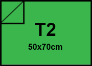 carta Cartoncino Burano BANDIERA. T2. 140gr Verde Bandiera 60, formato T2 (50x70cm), 140grammi x mq bra595T2