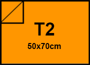 carta Cartoncino Burano ORO, t2, 200gr Giallo Oro 52, formato t2 (50x70cm), 200grammi x mq BRA599t2