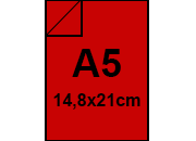 carta Copertine per rilegatura in Cartoncino Prespan monolucido 1mm Rosso, formato A5 (14,8x21cm), 930grammi x mq, copertine extraresistenti e rigide, in Presspan monofacciale. 1 lato liscio, 1 lato goffrato marchiato MEC DATA bra5mdA5
