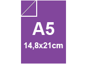 carta SimilLino Zanders Violetto146, 125gr, a5 per rilegatura, cartonaggio, formato a5 (14,8x21cm), 125 grammi x mq.