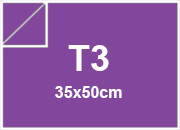 carta SimilLino Zanders Violetto146, 125gr, t3 per rilegatura, cartonaggio, formato t3 (35x50cm), 125 grammi x mq bra64t3