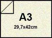 carta QPaper GLAMOUR Avorio formato a3, 250gr RUG0723.69.25