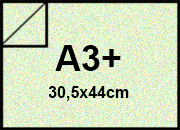 carta Cartoncino MajesticFavini, Mint, 250gr,  a3+ FRESH MINT, formato a3+ (30,5x44cm), 250grammi x mq bra734a3+