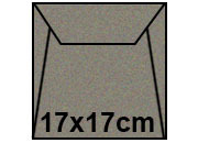 carta Buste gommate Majestic Favini Metallizzato MOONLIGHT SILVER, formato Q1 (17x17cm), 120grammi x mq bra718Q1
