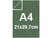 carta Cartoncino MajesticFavini, GardenersGreen, 120gr, A4 GARDENERS GREEN, formato A4 (21x29,7cm), 120grammi x mq bra724