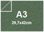 carta Cartoncino MajesticFavini, GardenersGreen, 120gr, a3 GARDENERS GREEN, formato a3 (29,7x42cm), 120grammi x mq.