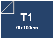 carta Cartoncino Burano PRUSSIA, t1, 200gr Blu Prussia 62, formato t1 (70x100cm), 200grammi x mq.