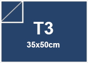 carta Cartoncino Burano PRUSSIA, t3, 200gr Blu Prussia 62, formato t3 (35x50cm), 200grammi x mq BRA600t3